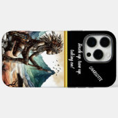 Een sterke krijgsgeest verbonden met natuur Case-Mate iPhone case (Achterkant (horizontaal))