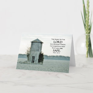 "Een sterke toren" - Kaart van de Schrift
