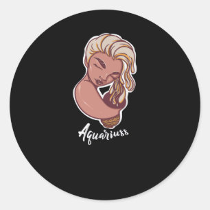 Een sterrenbeeld test Waterman Ronde Sticker