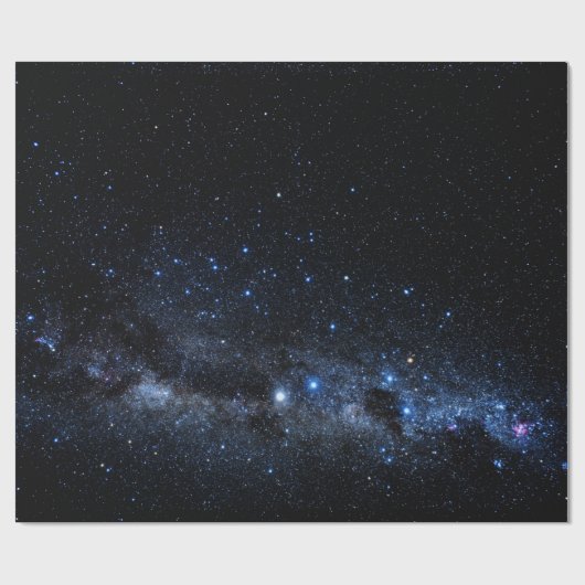 Een sterrencluster cadeaupapier (Vlak)