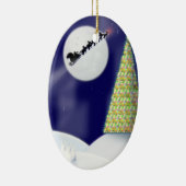 Eén Sterrennacht Keramisch Ornament (Rechts)