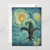 Een Sterrennacht met underdog Briefkaarten (Voorkant / Achterkant)