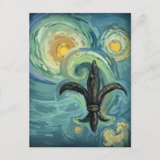 Een Sterrennacht met underdog Briefkaarten