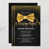Een STERRENNACHT Party Uitnodiging (Voorkant / Achterkant)