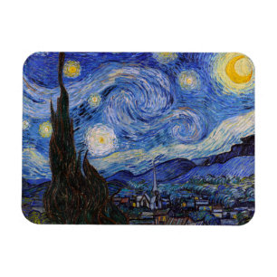 Een sterrennacht: Saint Remy door Vincent Van Gogh Magneet