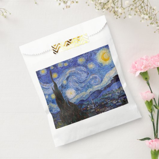 Een Sterrennacht: Saint Remy van Vincent van Gogh Bedankzakje (Gezegeld)