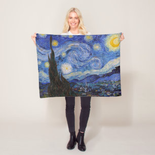 Een Sterrennacht: Saint Remy van Vincent van Gogh Fleece Deken