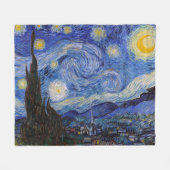 Een Sterrennacht: Saint Remy van Vincent van Gogh Fleece Deken (Voorkant (Horizontaal))