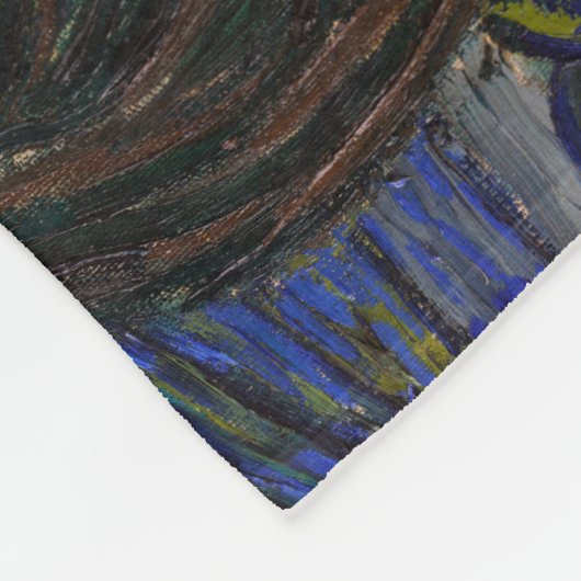 Een Sterrennacht: Saint Remy van Vincent van Gogh Fleece Deken (Hoek)