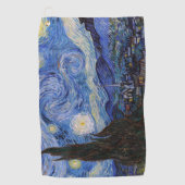 Een Sterrennacht: Saint Remy van Vincent van Gogh Golfhanddoek (Voorkant)