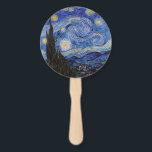 Een Sterrennacht: Saint Remy van Vincent van Gogh Handwaaier<br><div class="desc">Het jaar is 1889. Vincent van Gogh is een patiënt in het Saint-Paul-de-Mausole asiel in Saint-Rémy-de-Provence, Frankrijk. Hij lijdt aan een psychische aandoening en zijn artsen hebben hem geadviseerd om binnen te blijven en niet te schilderen. Maar Van Gogh kan de drang tot creëer niet weerstaan en brengt zijn dagen...</div>