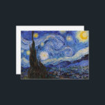 Een Sterrennacht: Saint Remy van Vincent van Gogh Kaart<br><div class="desc">Het jaar is 1889. Vincent van Gogh is een patiënt in het Saint-Paul-de-Mausole asiel in Saint-Rémy-de-Provence, Frankrijk. Hij lijdt aan een psychische aandoening en zijn artsen hebben hem geadviseerd om binnen te blijven en niet te schilderen. Maar Van Gogh kan de drang tot creëer niet weerstaan en brengt zijn dagen...</div>
