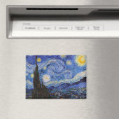 Een Sterrennacht: Saint Remy van Vincent van Gogh Magneet (Insitu (Vaatwasser))