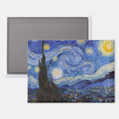 Een Sterrennacht: Saint Remy van Vincent van Gogh Magneet (Voorkant / Achterkant)