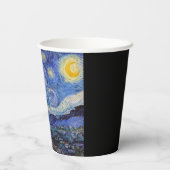 Een Sterrennacht: Saint Remy van Vincent van Gogh Papieren Bekers (Achterkant)