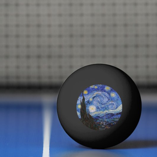 Een Sterrennacht: Saint Remy van Vincent van Gogh Pingpongbal (Net)