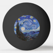 Een Sterrennacht: Saint Remy van Vincent van Gogh Pingpongbal (Achterkant)