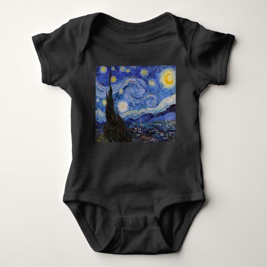 Een Sterrennacht: Saint Remy van Vincent van Gogh Romper (Voorkant)