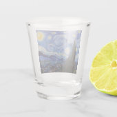 Een Sterrennacht: Saint Remy van Vincent van Gogh Shot Glas (Achterkant)