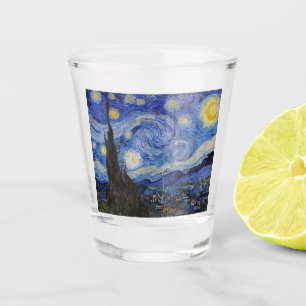 Een Sterrennacht: Saint Remy van Vincent van Gogh Shot Glas