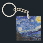 Een Sterrennacht: Saint Remy van Vincent van Gogh Sleutelhanger<br><div class="desc">Het jaar is 1889. Vincent van Gogh is een patiënt in het Saint-Paul-de-Mausole asiel in Saint-Rémy-de-Provence, Frankrijk. Hij lijdt aan een psychische aandoening en zijn artsen hebben hem geadviseerd om binnen te blijven en niet te schilderen. Maar Van Gogh kan de drang tot creëer niet weerstaan en brengt zijn dagen...</div>