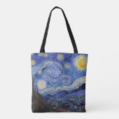 Een Sterrennacht: Saint Remy van Vincent van Gogh Tote Bag (Achterkant)