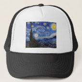 Een Sterrennacht: Saint Remy van Vincent van Gogh Trucker Pet (Voorkant)