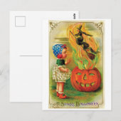 Een sterrenrijke Halloween Briefkaart (Voorkant / Achterkant)
