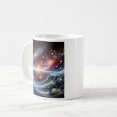 Een sterrenstelsel dat zo licht is. koffiemok (Voorkant links)