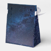 Een sterrenstelsel in de nacht bedankdoosjes (Achterkant)