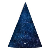 Een sterrenstelsel in de nacht feesthoedjes (Links)