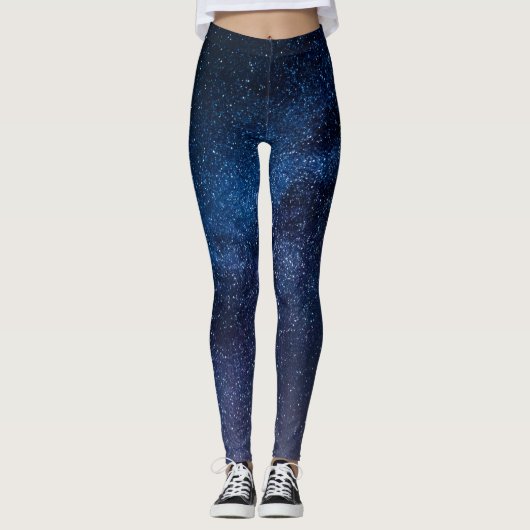 Een sterrenstelsel in de nacht leggings (Voorkant)