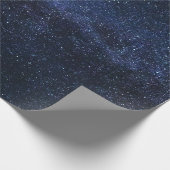 Een sterrenstelsel in de nachtelijke hemel cadeaupapier (Hoek)