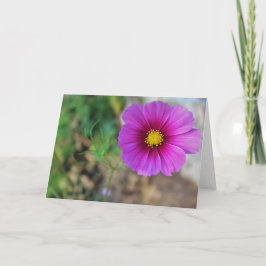 Een sterrenstelsel in een bloem kaart