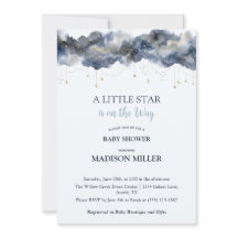 Een Sterretje Hemelse Marine Wolk Baby Shower