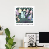 Een Steungroep Vormen Rick London Grappig Poster (Thuiskantoor)