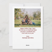 Een stevige beste moeder in de wereld kaart (Achterkant)