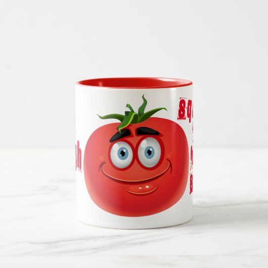 Eén stevige blik uit saai zijn tweekleurige koffiemok (Center)