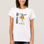 Eén stevige Chick Brain Tumor Warrior T-shirt (Voorkant)