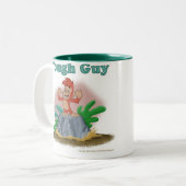 Een stevige Guy-Mok Tweekleurige Koffiemok (Voorkant links)