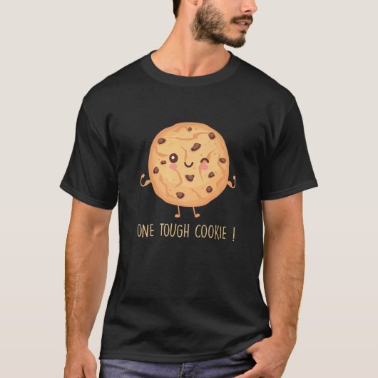 Eén stevige koekjeskoekjes funny Chocolate Chip Co T-shirt (Voorkant)