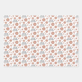 Eén stevige koekjespapierbladen inpakpapier vel (Voorkant)