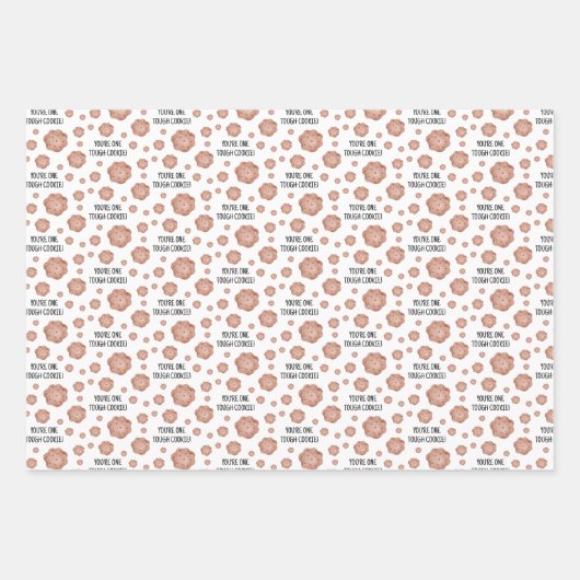 Eén stevige koekjespapierbladen inpakpapier vel (Voorkant)