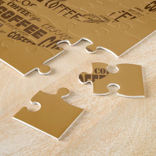 Eén stevige koffie overblijft Puzzle Legpuzzel (Zijkant)