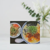 Een stevige lunch in Japan Briefkaart (Staand voorkant)