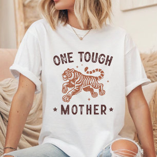 Eén stevige moeder t-shirt