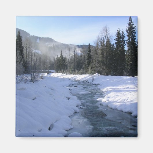 Een stevige ochtendwandeling naar Whistler Village Magneet (Voorkant)