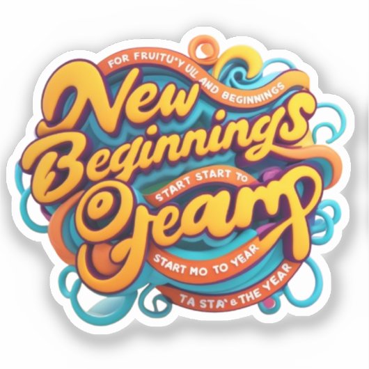 Een sticker die je spirit ondersteunt voor een nie (Voorkant)