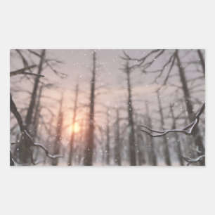 Een Sticker van de Dream van de Winternacht