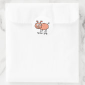 Een Sticker van Varkens (Tas)
